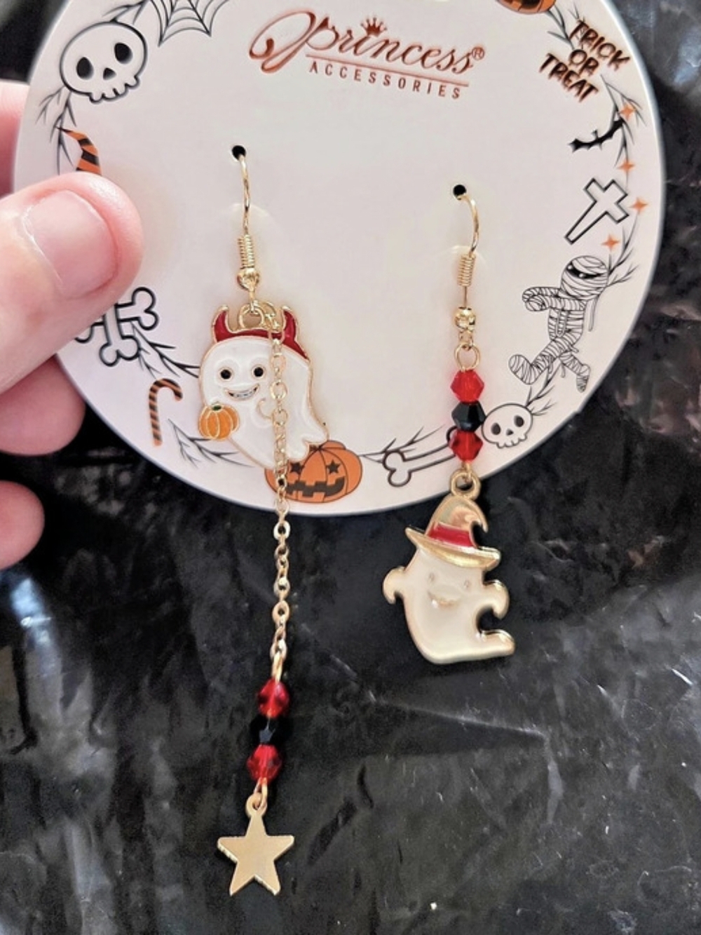 Halloween Ghost Dangling Earrings NWT